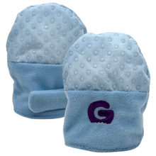 Load image into Gallery viewer, Gummee Mitts Anti scratch Teething Mittens 0+ Months Blue