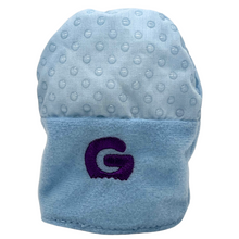 Load image into Gallery viewer, Gummee Mitts Anti scratch Teething Mittens 0+ Months Blue