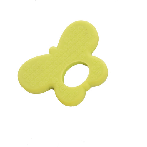 silicone butterfly shaped teether 100% food grade silicone