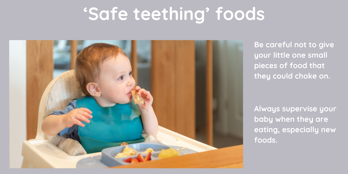 What foods Should I avoid giving to my baby while they are teething? Food Ideas for Teething Babies