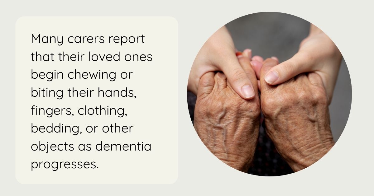 Why Mouthing Gloves Can Help People Living With Alzheimer's