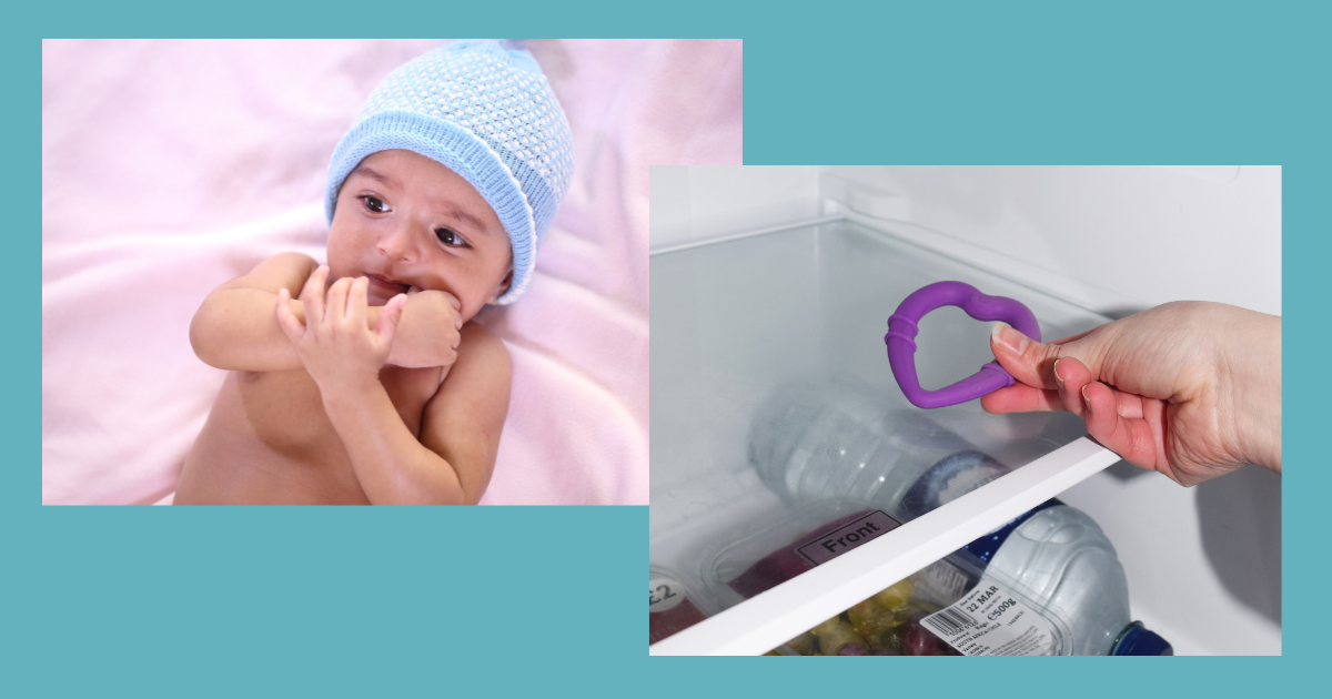 Refrigerated teething cheap rings