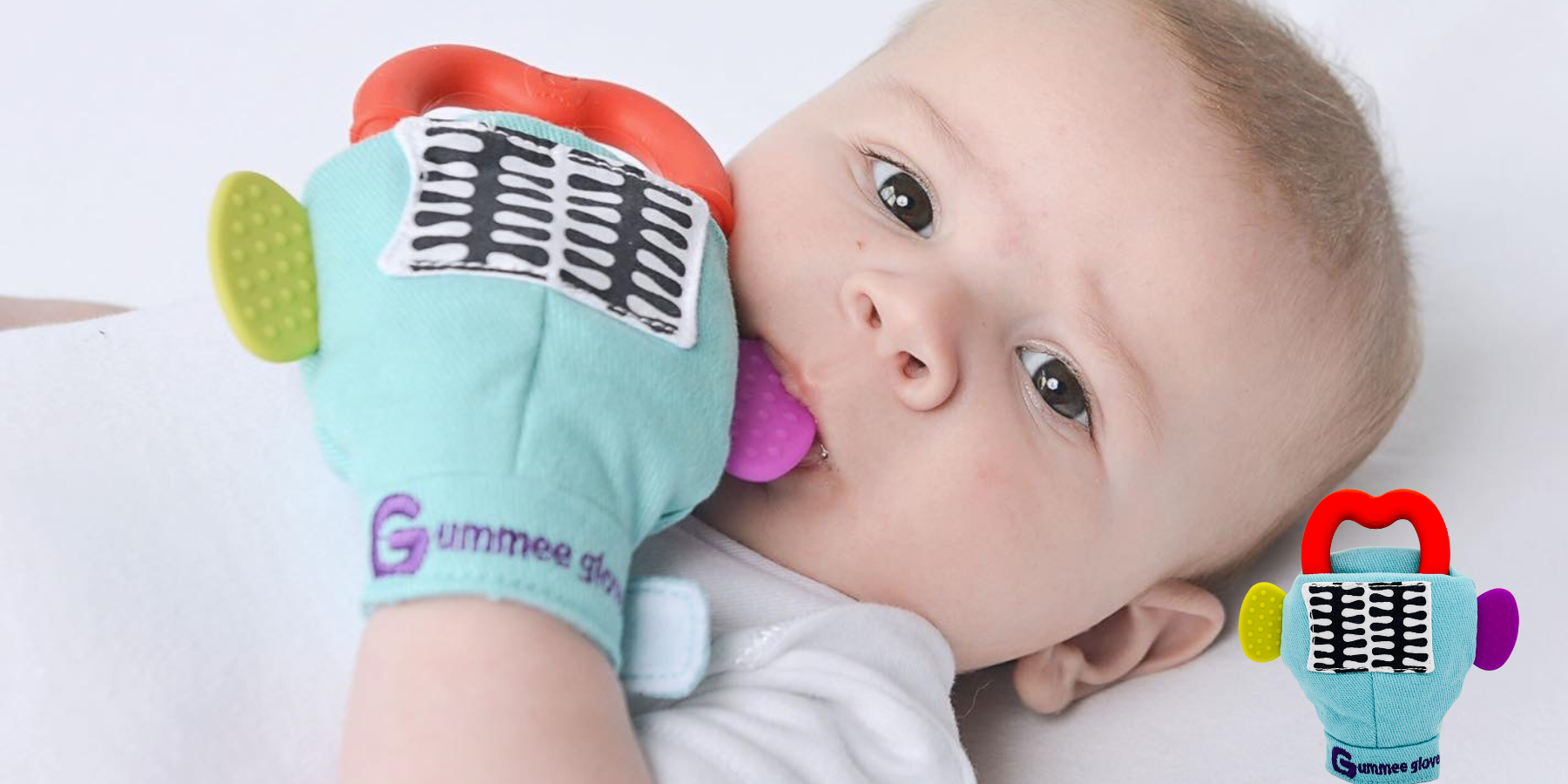 How can a teething mitten help my baby?