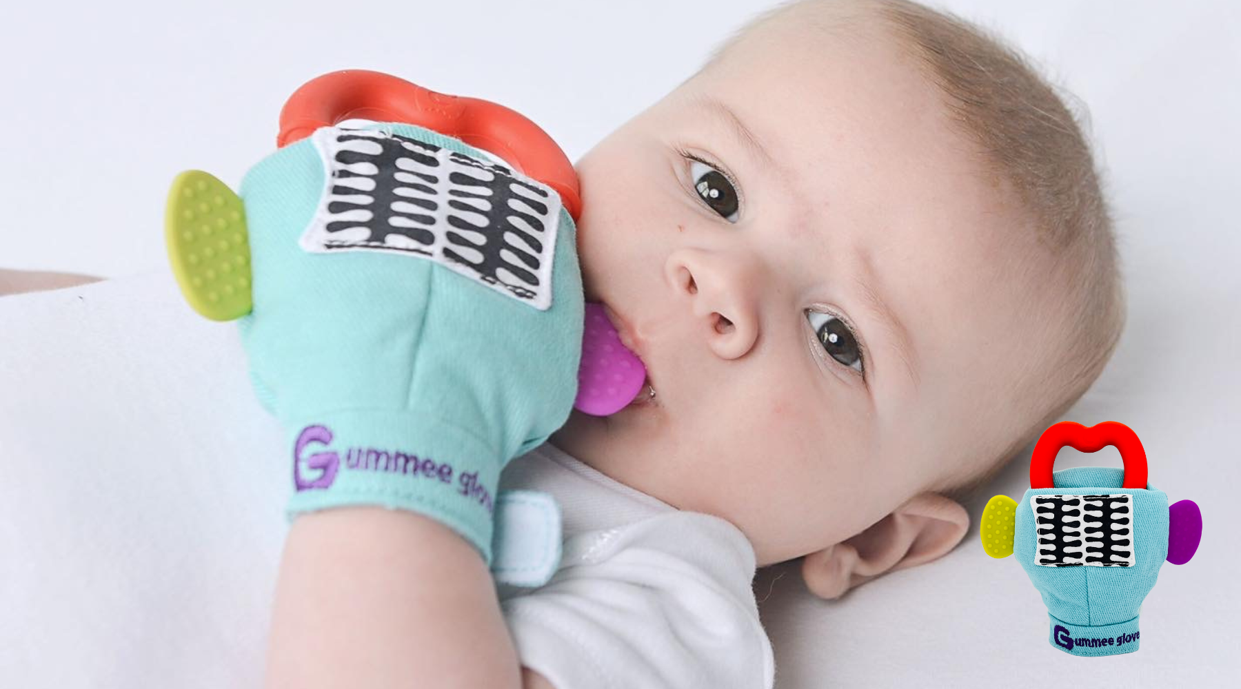 How can a teething mitten help my baby?