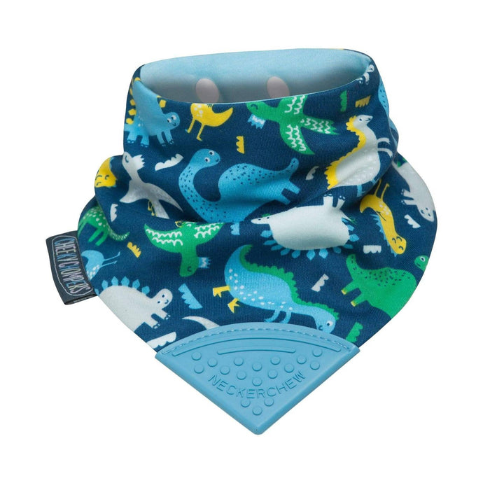 Neckerchew Baby dino Teething Bib