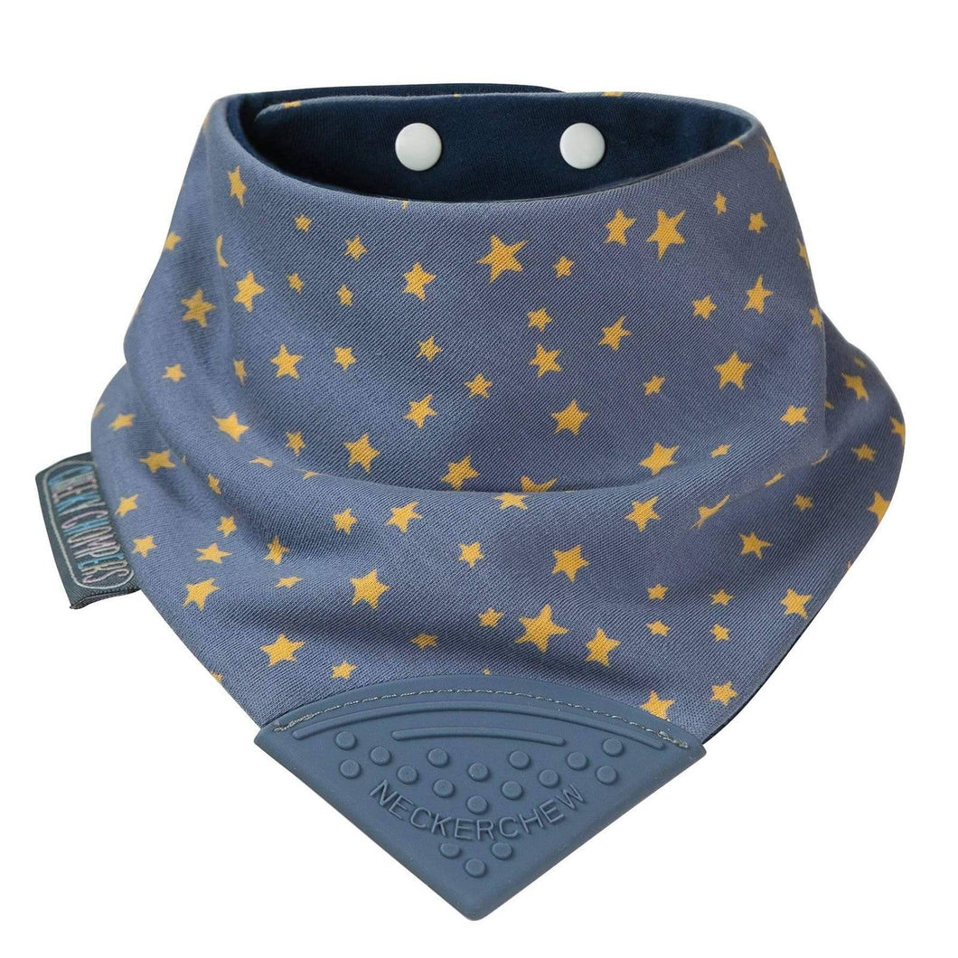 Neckerchew Midnight Stars Teething Bib