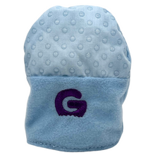Load image into Gallery viewer, Gummee Mitts Anti scratch Teething Mittens 0 - 3 Months Blue