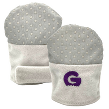 Load image into Gallery viewer, Gummee Mitts Anti scratch Teething Mittens 0 - 3 Months Grey