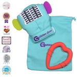 gummee glove teething mitten for babies teething ring set with silicone baby teether