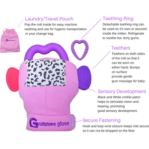 Gummee Cuddle Pack-Gummee Glove Pink and Plushee Pandee