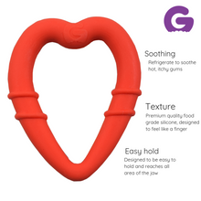 Load image into Gallery viewer, Gummee Starter Pack - Blue Mitts, Gummee Glove Black/White and Orange Heart