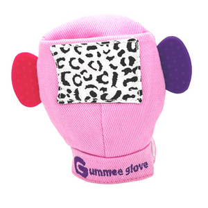 Gummee Doppelpack Zahnungsfäustlinge Gelb und Rosa 