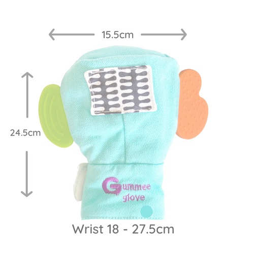 Gummee-Mundhandschuh für zusätzliche Bedürfnisse, Größe EXTRA GROß (FÜR ERWACHSENE)