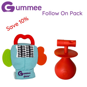 Gummee Follow On Pack - Gummee Glove Plus and Molar Mallet