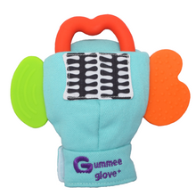 Laden Sie das Bild in den Galerie-Viewer, gummee glove teething mitten for toddlers teether chew mitt