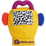 gummee glove teething mitten for babies teething ring set with silicone baby teether perfect for baby shower gift