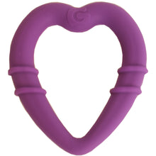 Laden Sie das Bild in den Galerie-Viewer, detachable heart ring that can fit in the top of the glove or be a stand alone teether
