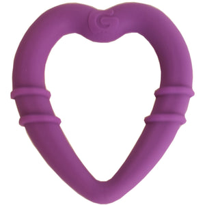 detachable heart ring that can fit in the top of the glove or be a stand alone teether