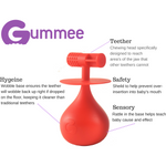 molar teether back teeth teething toy hygienically designed with wobble base teething guide
