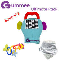 Load image into Gallery viewer, Gummee Ultimate Pack GG Turquoise, Link N Teethe and Cloud Bib