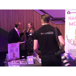 Theo Paphitis SBS group with hand to mouth gummee business book.