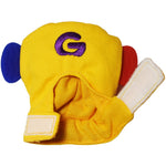 gummee glove teething mitten for babies teething ring set with silicone baby teether yellow perfect for baby shower gift