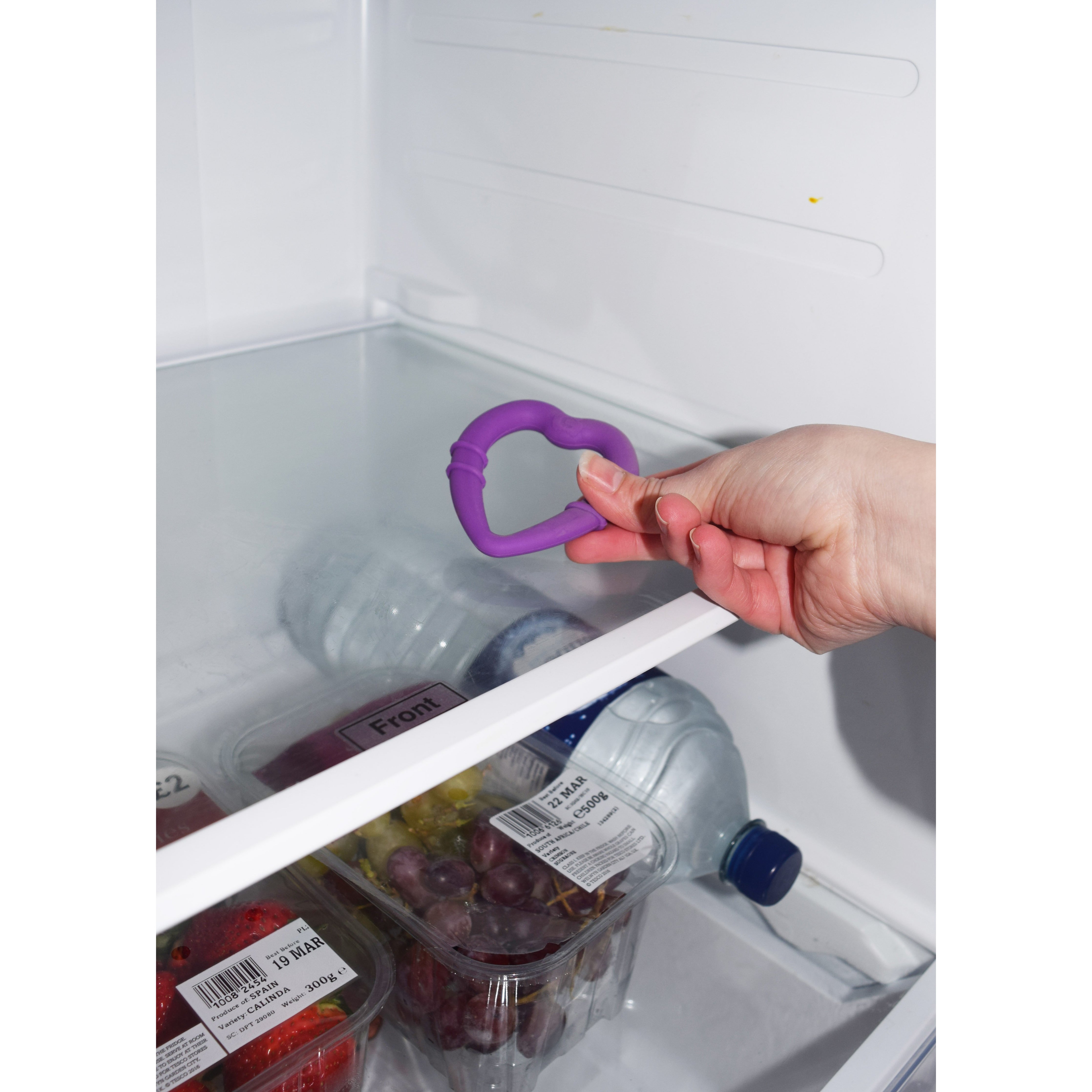 detachable silicone heart teething ring for young teethers pain relief for teethers can be refrigerated