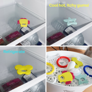 cold teething refrigerated silicone teethers