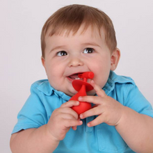 Load image into Gallery viewer, molar teether back teeth teething toy hygienically designed with wobble base in use