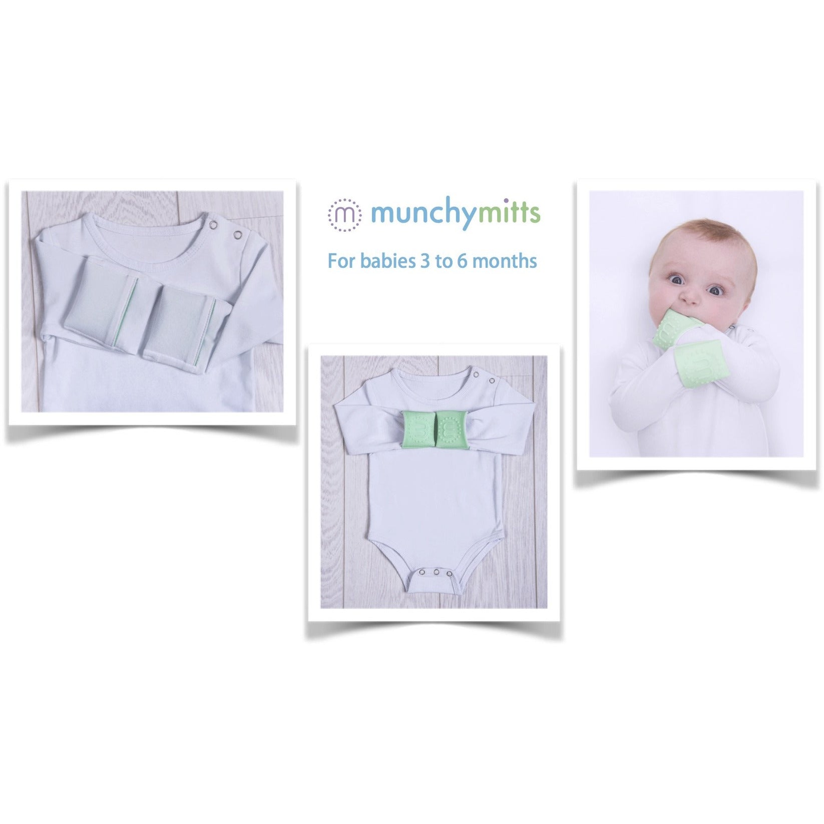 teething mitten babygro