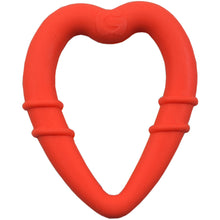 Load image into Gallery viewer, detachable silicone heart teething ring for young teethers pain relief for teethers