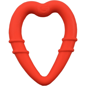 Gummee silicone heart teething ring