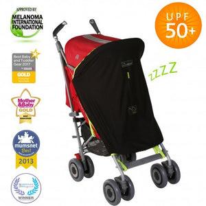 snooze shade push chair cover to protect from the sun