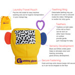 gummee glove teething mitten for babies teething ring set with silicone baby teether teething guide